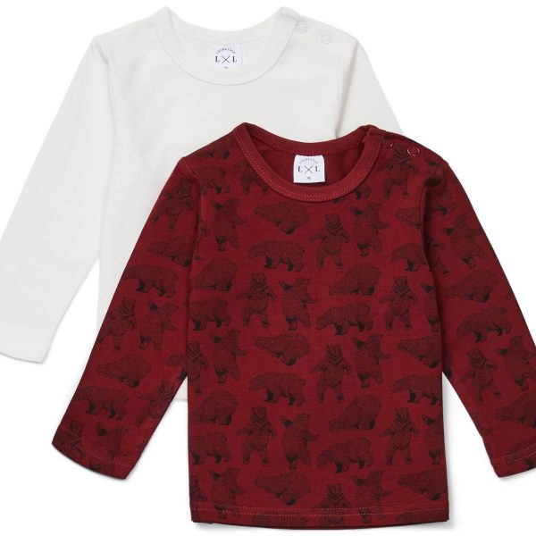 Luca &  Lola Montay Långärmad T-shirt 2-pack|Red 56