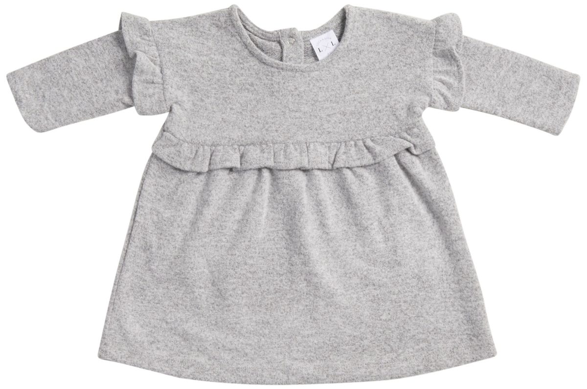 Luca &  Lola Regina Klänning Baby|Grey Melange 80