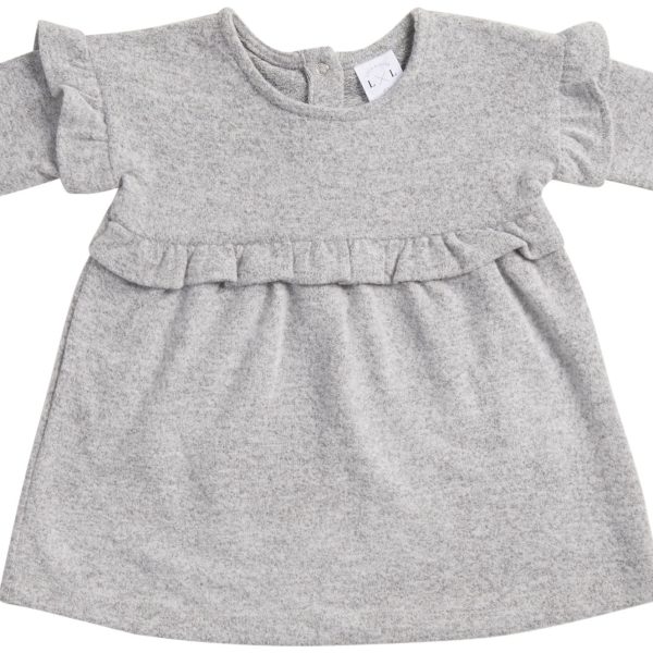 Luca &  Lola Regina Klänning Baby|Grey Melange 80