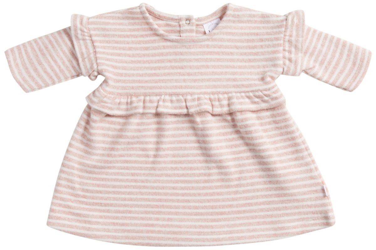 Luca &  Lola Regina Klänning Baby|Pink Stripes 86