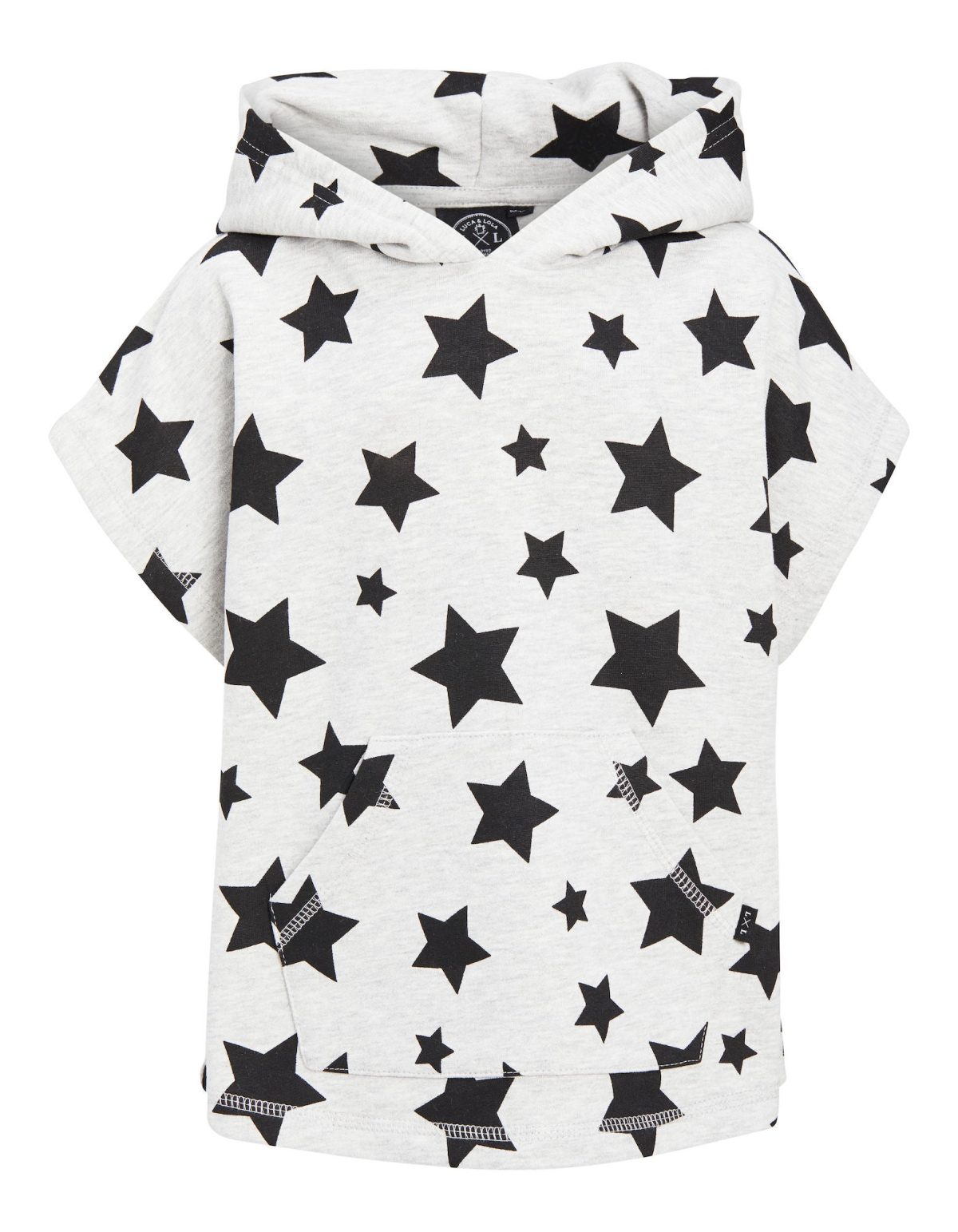 Luca &  Lola Rocolo Hoodie|Grey Melange/Stars 110-116