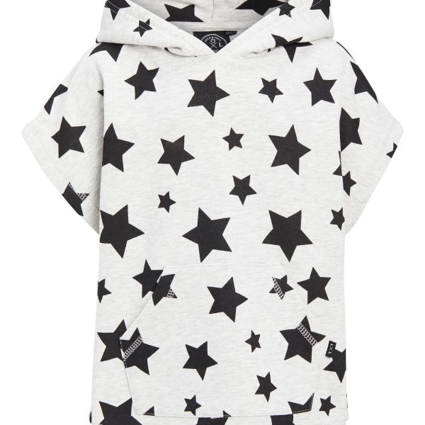 Luca &  Lola Rocolo Hoodie|Grey Melange/Stars 86-92