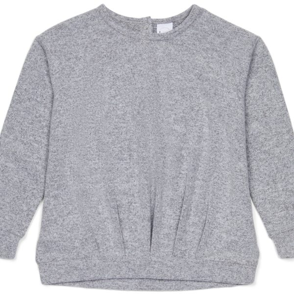 Luca &  Lola Rosella Tröja|Grey Melange 122-128
