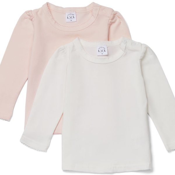 Luca &  Lola Sicily Långärmad T-shirt 2-pack|Pink 68
