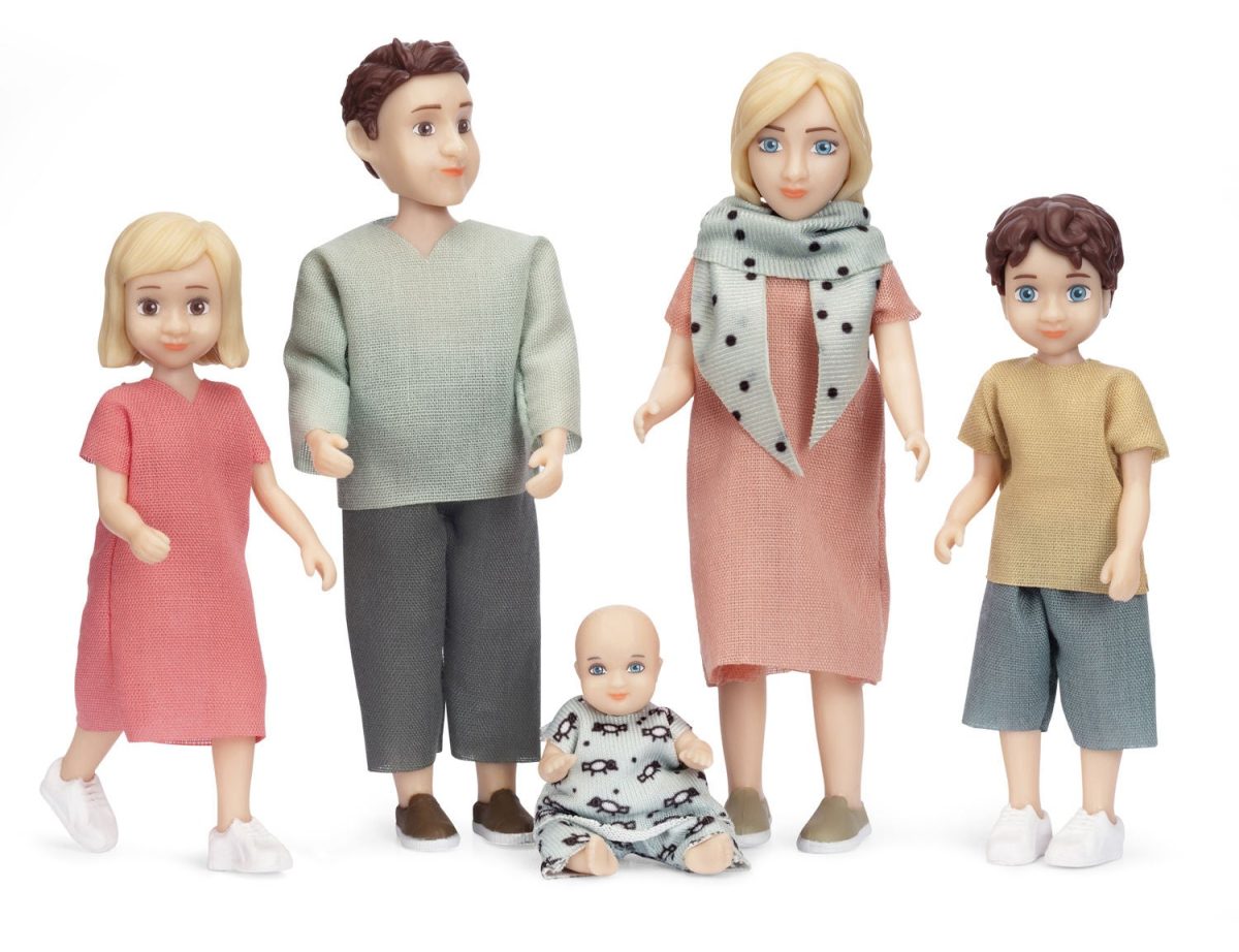 Lundby Dockset Familj Charlie|