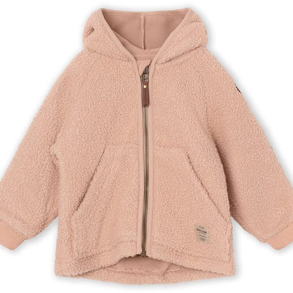 MINI A TURE Liff Teddyfleece Jacka|Rose Dust