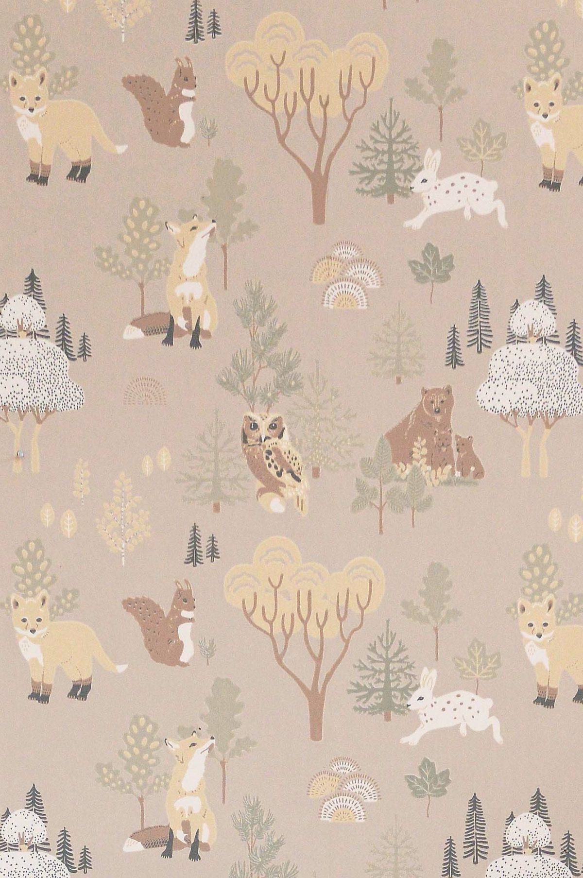 Majvillan Tapet Deep Forest|Soft Beige