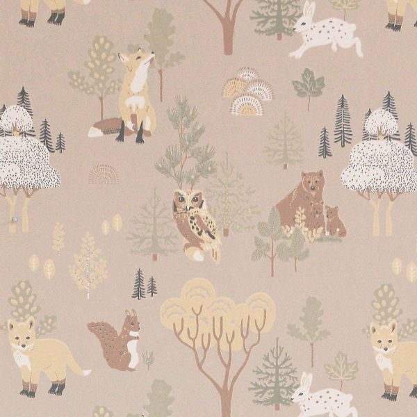 Majvillan Tapet Deep Forest|Soft Beige