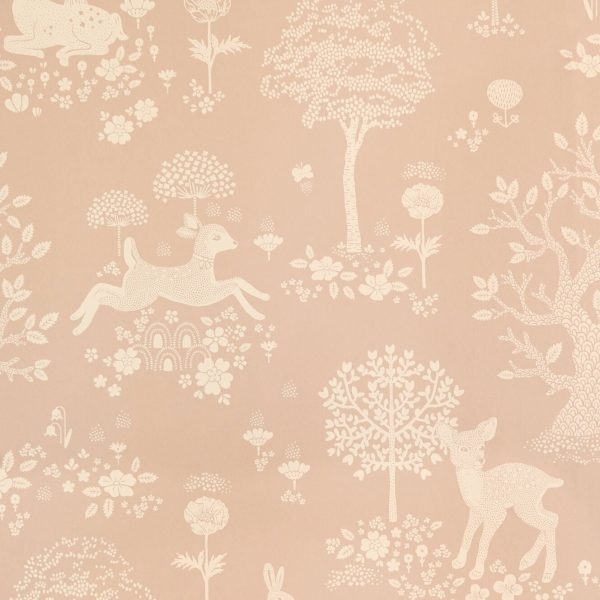 Majvillan Tapet Summer Fields|Powder Pink