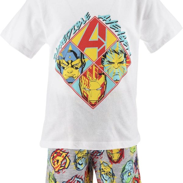 Marvel Avengers Classic Pyjamas|White