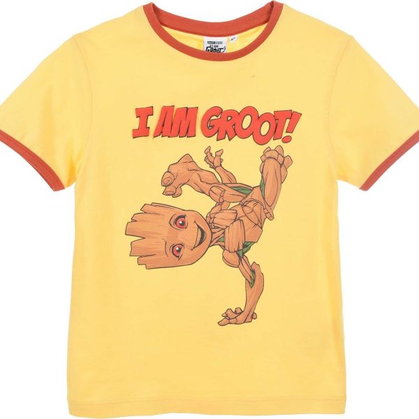 Marvel Guardian of Galaxy T-shirt|Yellow