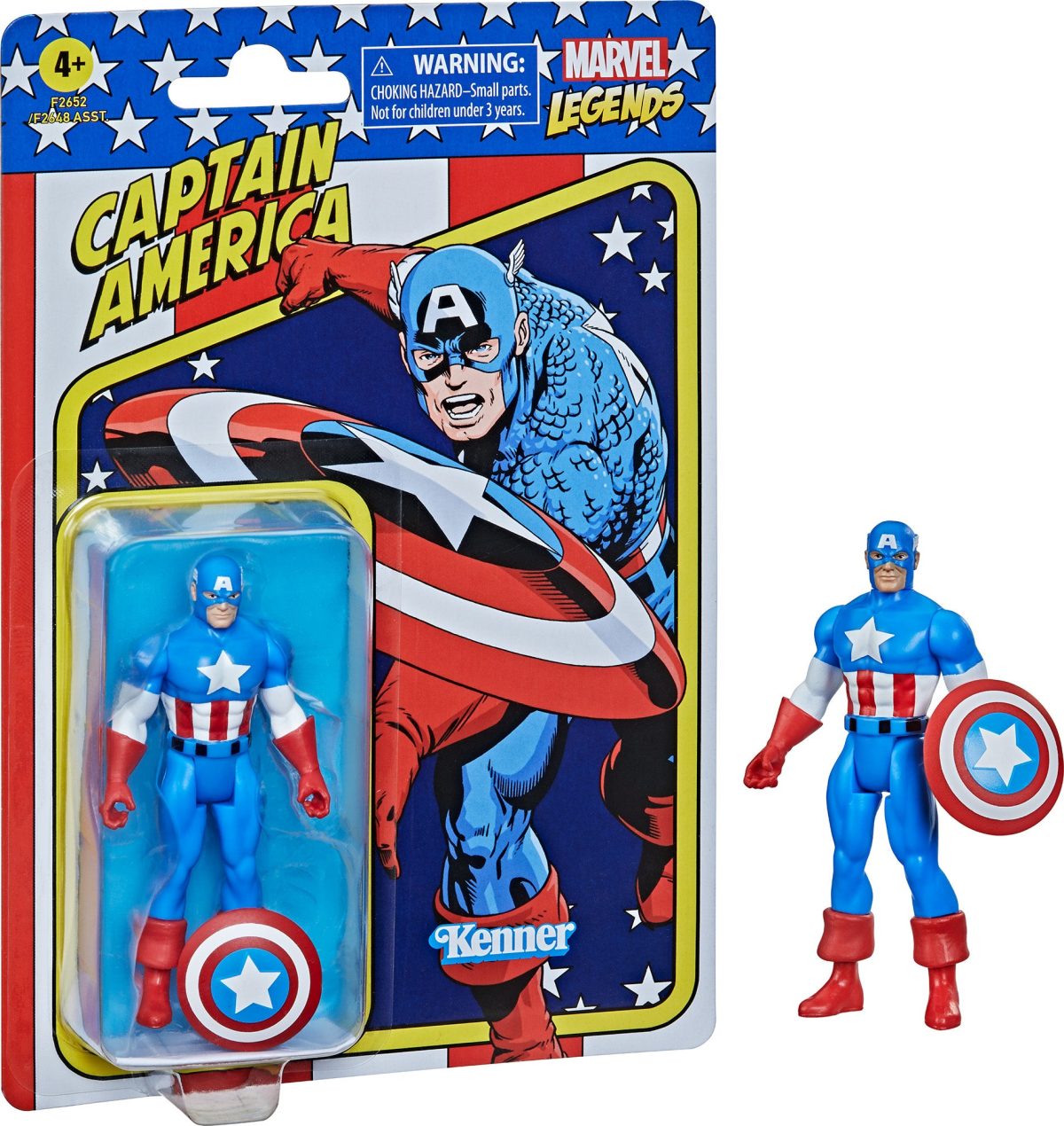 Marvel Legends Retro Captain America 9|5 cm