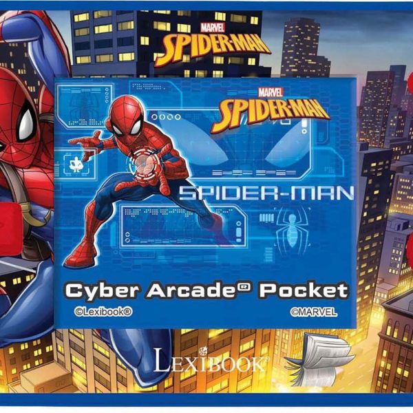 Marvel Spider-Man Cyber Arcade Pocket|150 Games Spelkonsol