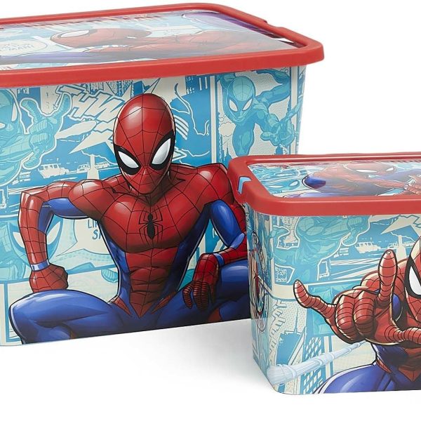 Marvel Spider-Man Förvaringsbox Set 7l &  23l|