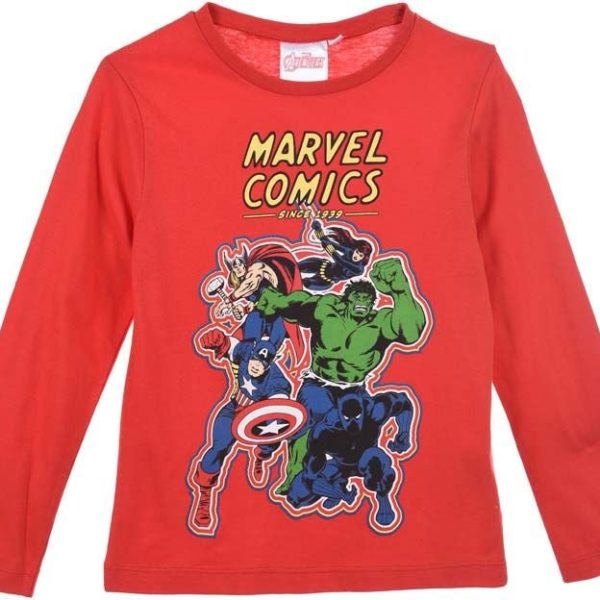 Marvels Avengers Classic Långärmad T-shirt|Red