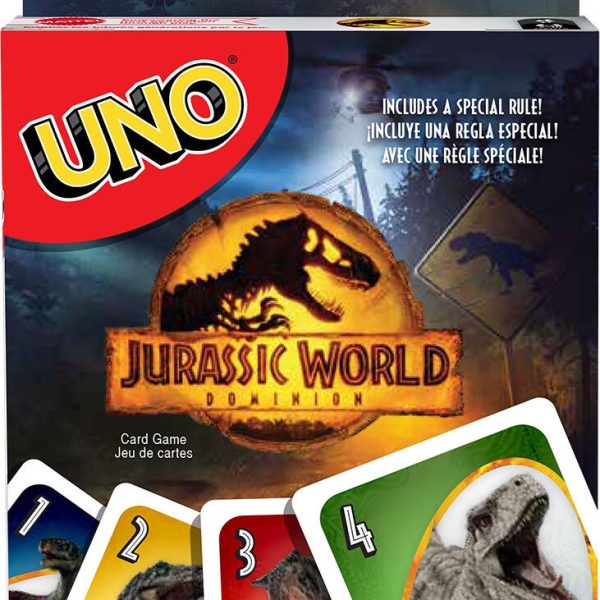 Mattel UNO Jurassic World 3 Kortspel|