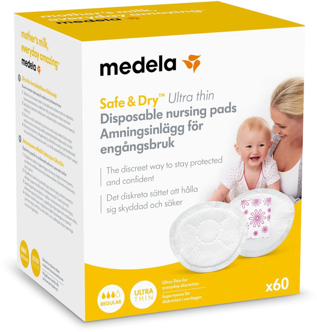 Medela Amningsinlägg Ultra thin 60-pack|