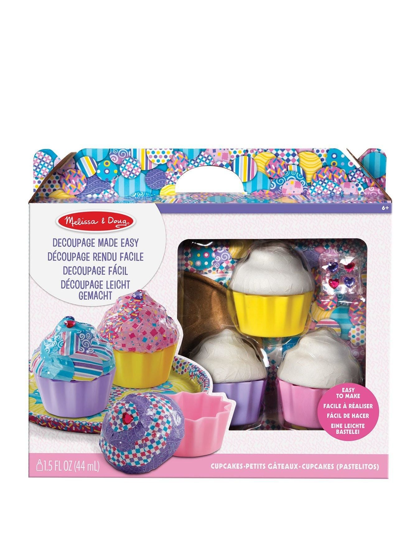 Melissa &  Doug Decoupage Made Easy Cupcakes|