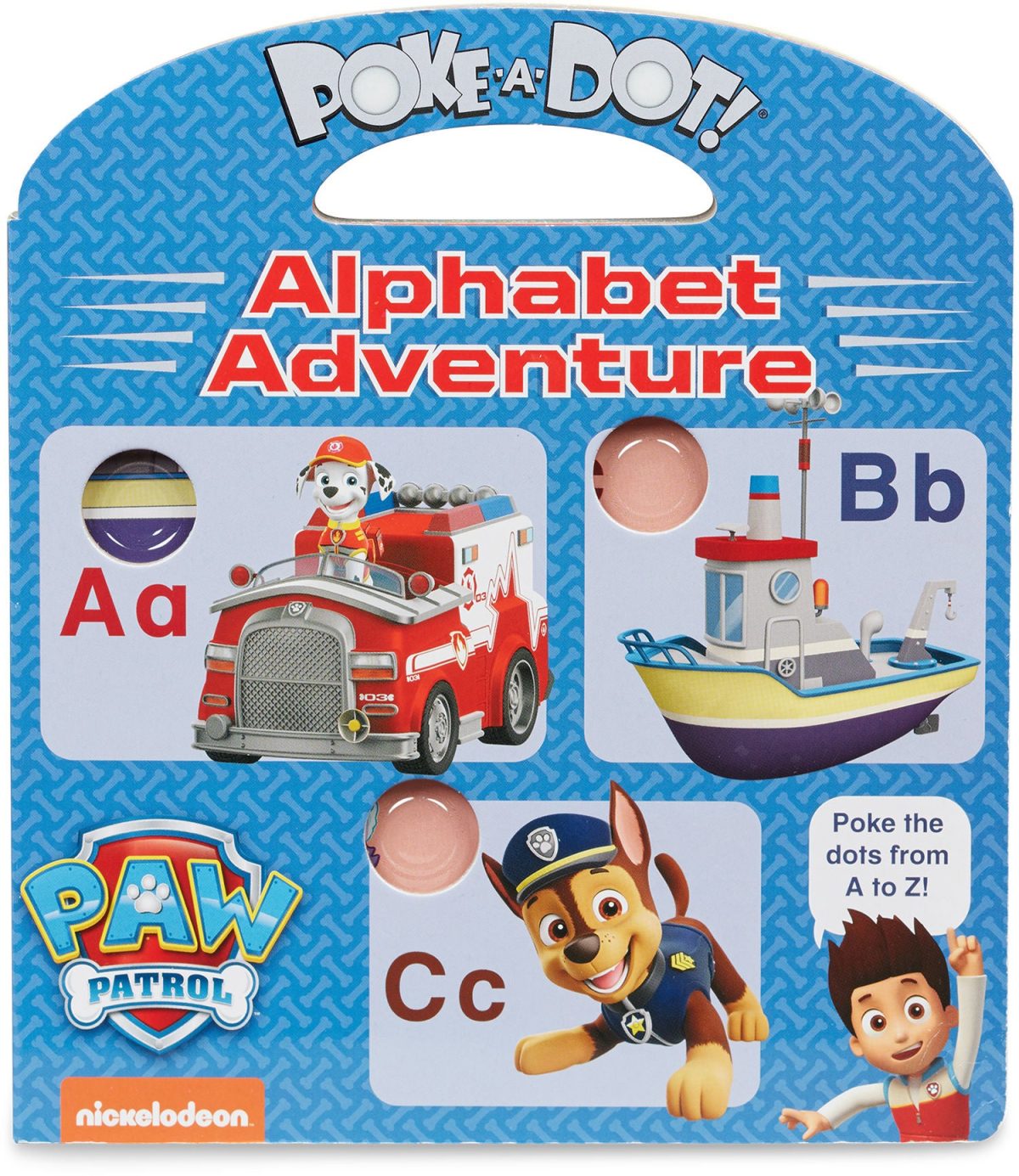 Melissa &  Doug Paw Patrol Poke-A-Dot Alfabet Äventyr|