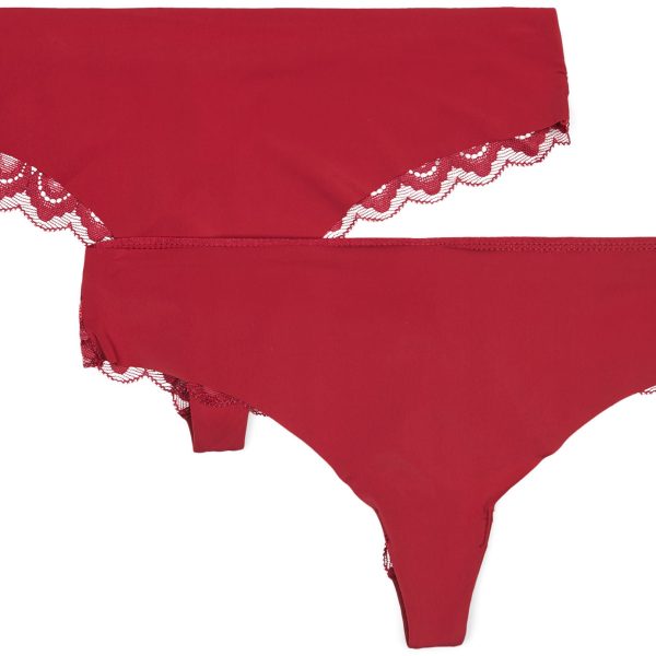 Milki String 2-pack|Wine Red L