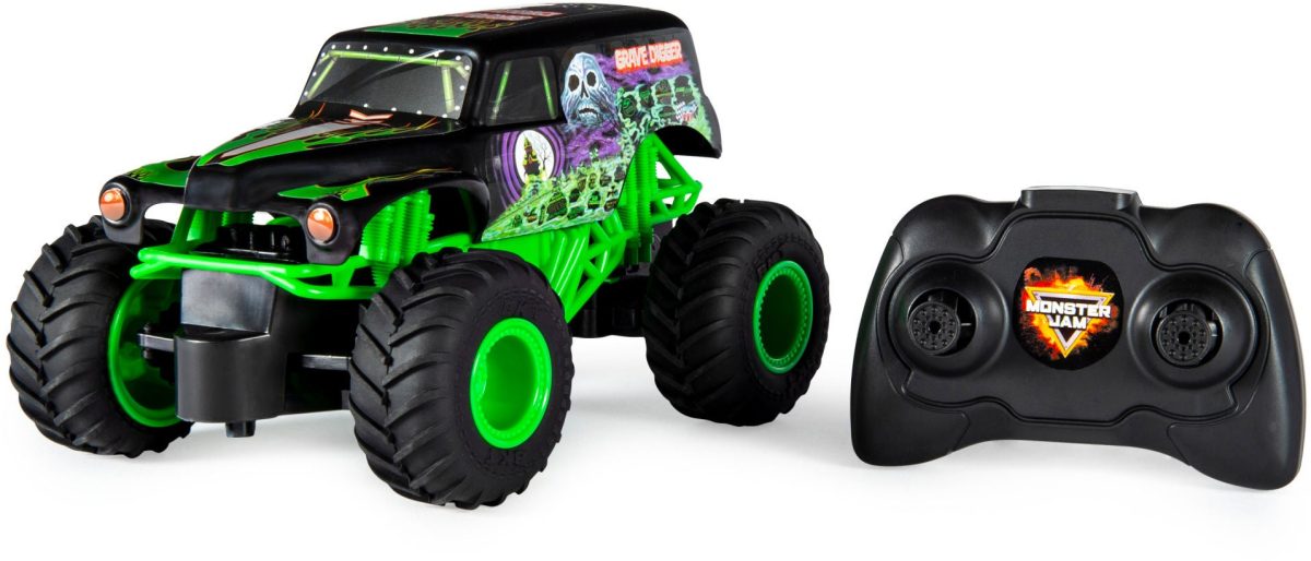 Monster Jam Radiostyrd Bil Grave Digger 1:24|