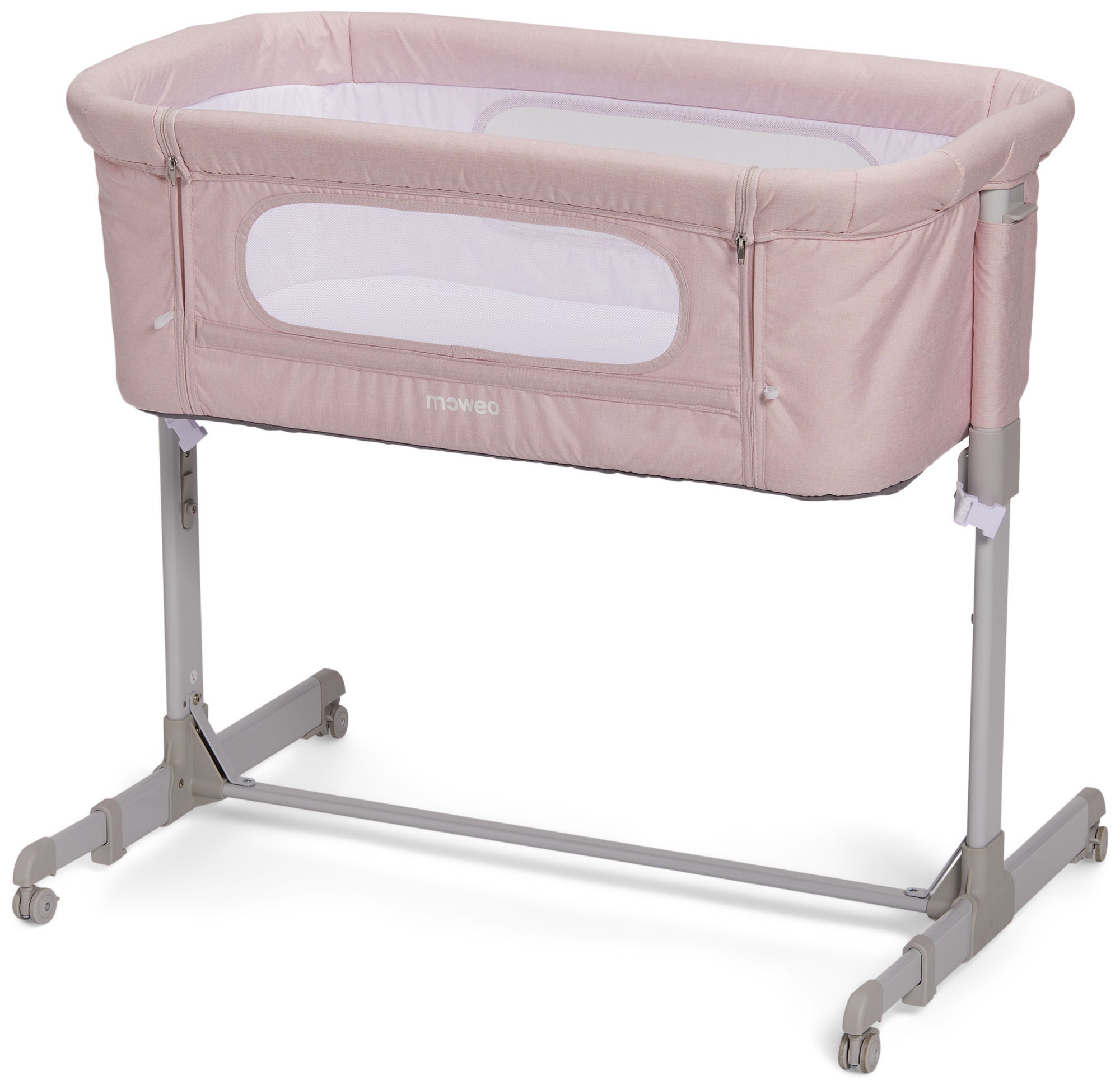 Moweo Bedside Crib|Rosa