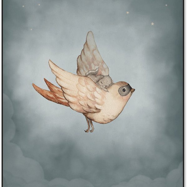 Mrs Mighetto Poster Dear Sparrow 50x70|