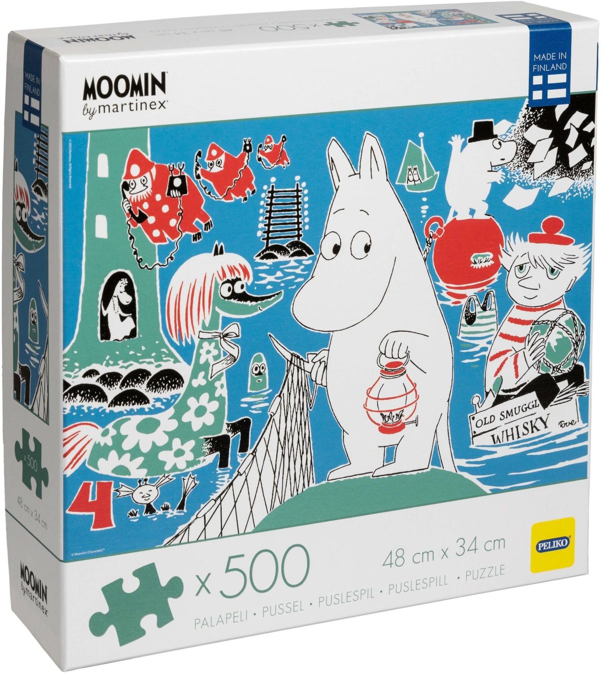 Mumin Comic Book Cover 4 Pussel 500 Bitar