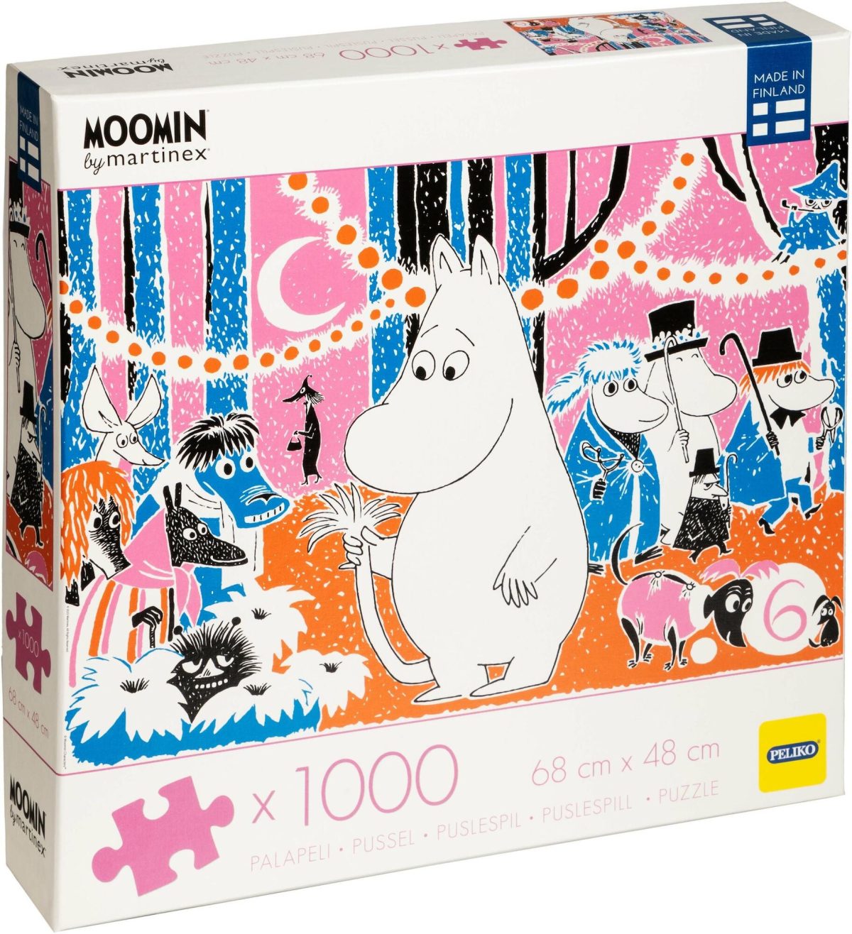 Mumin Comic Book Cover 6 Pussel 1000 Bitar