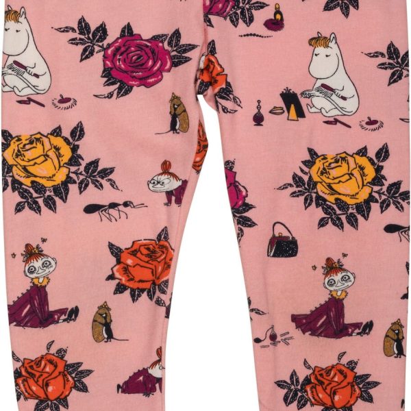 Mumin Rosor Leggings|Pink