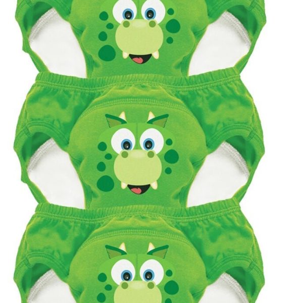 My Carry Potty Dinosaurie Potträningsbyxor 3-pack|Grön