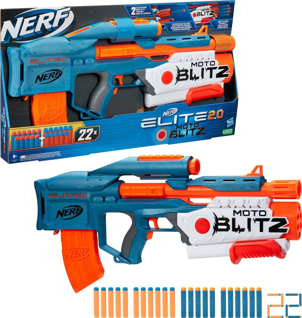 NERF Elite 2.0 Motoblitz Cs 10|