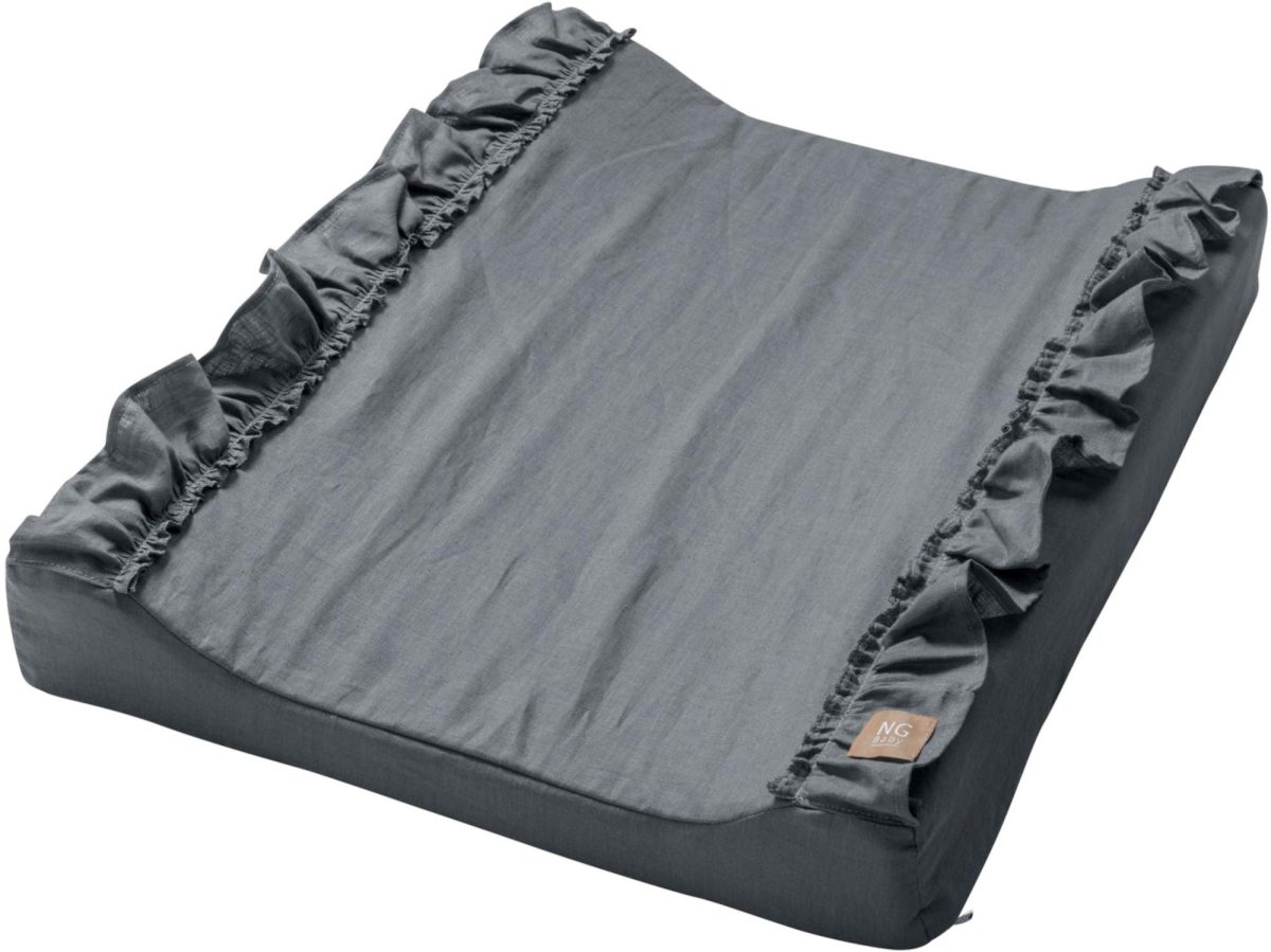 NG Baby Skötbädd Mood Ruffles|Graphite Grey