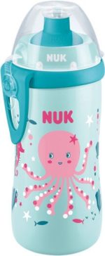 NUK Junior Nappflaska|Grön/Rosa