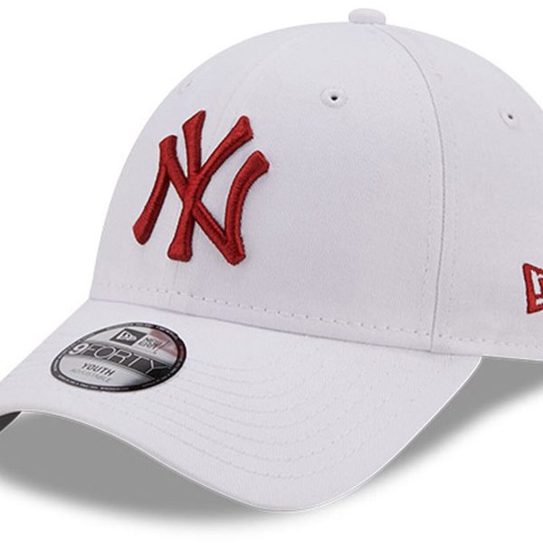 NewEra League Essential 9Forty Baseballkeps|White/red