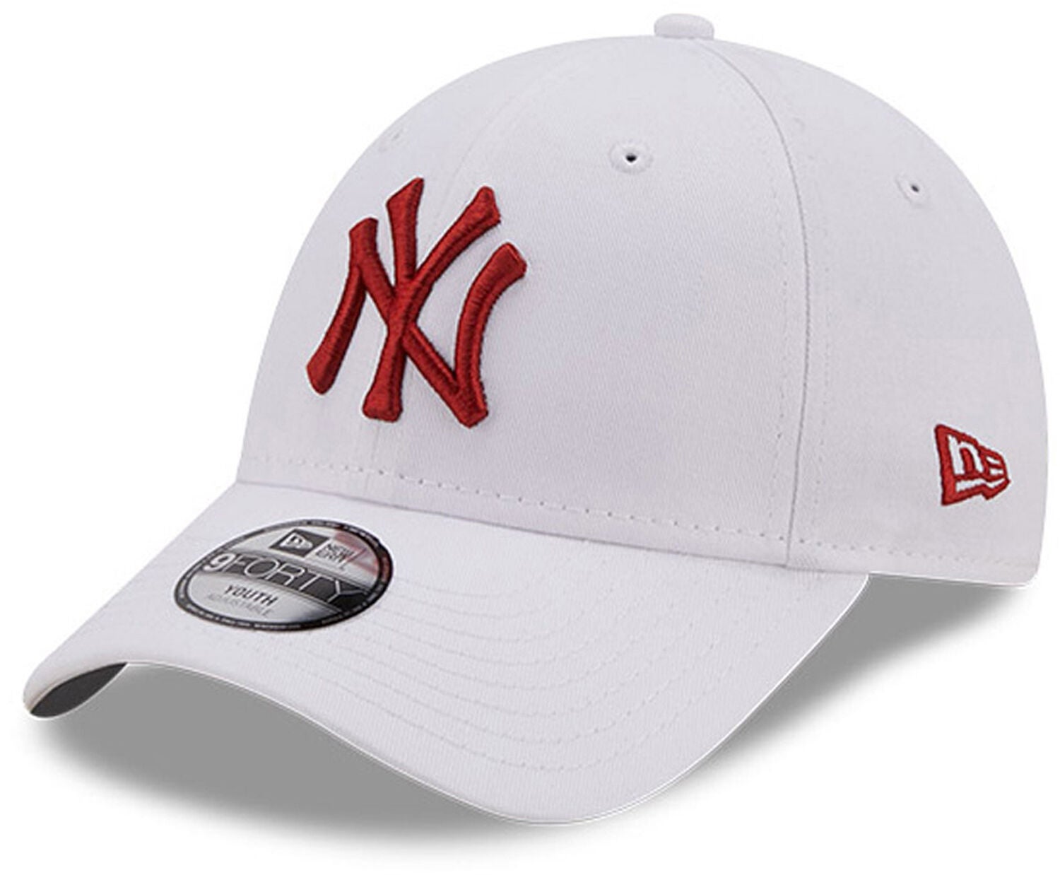 NewEra League Essential 9Forty Baseballkeps|White/red