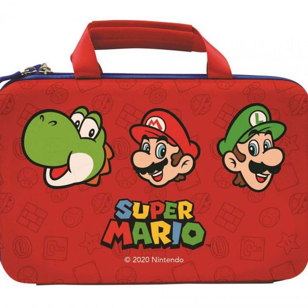 Nintendo Super Mario Fodral Skyddande Väska med Handtag Upp Till 25 Cm|