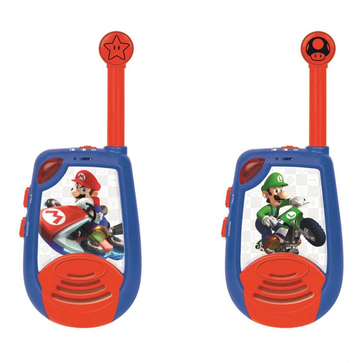 Nintendo Super Mario Mario Kart Walkie Talkies|Blå/Röd