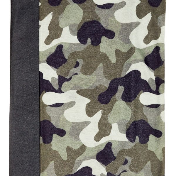Nordbjörn Bjørli Halskrage 2-Pack|Black/Camo Splash Deep Lichen Green
