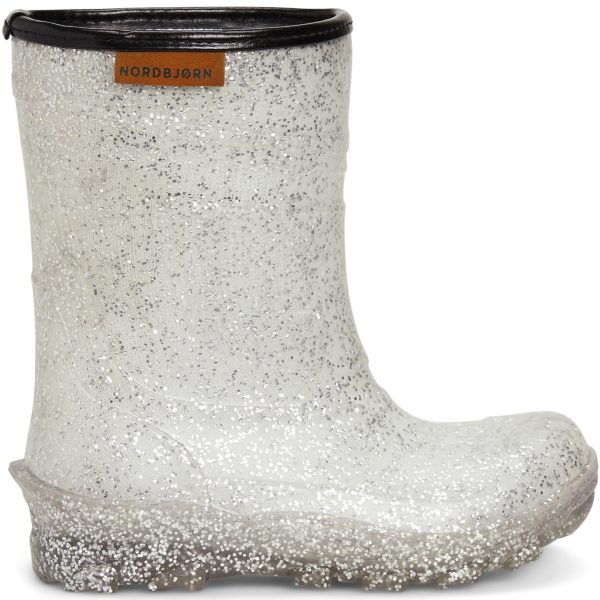 Nordbjörn Blizzard Fodrade Gummistövlar|Silver Glitter