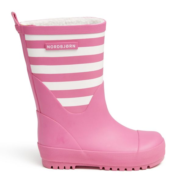 Nordbjörn Dunder Fodrade Gummistövlar|Fuschia/White