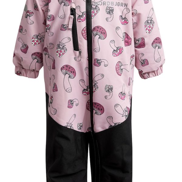 Nordbjörn Igloo Babyoverall|Mushroom Vroom Pink