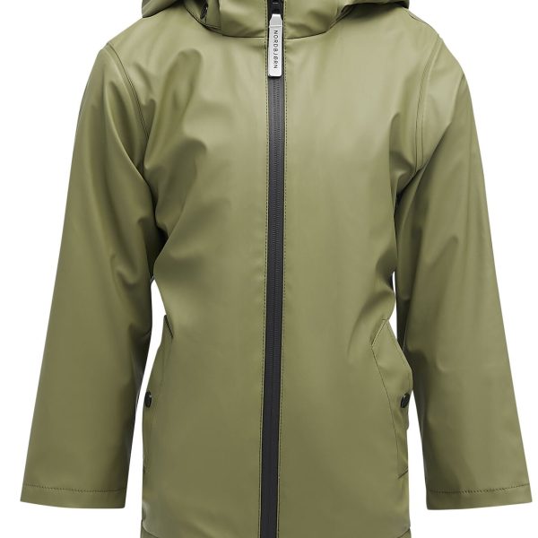 Nordbjörn Marstrand Fodrad Regnjacka|Olive Green