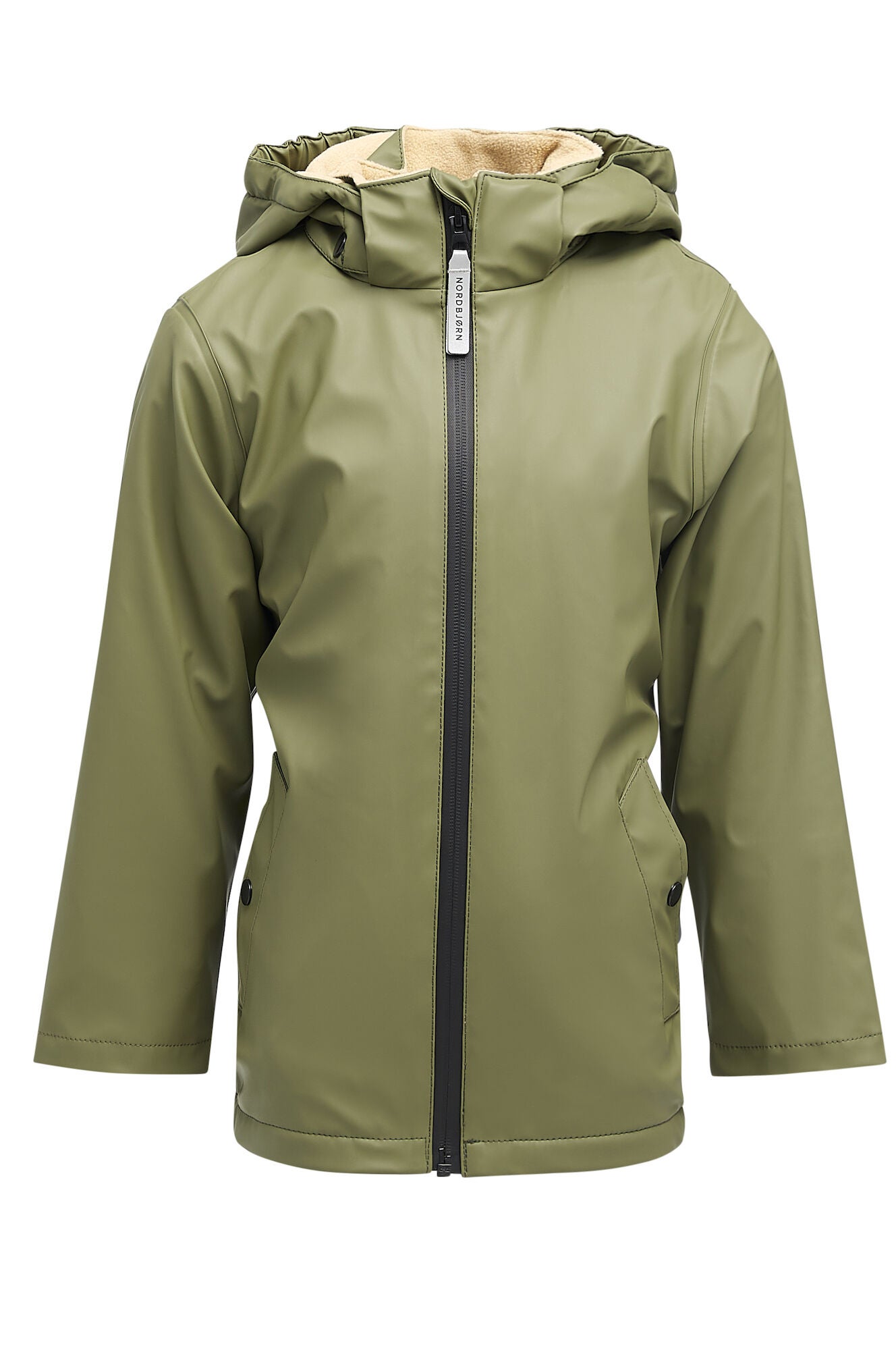 Nordbjörn Marstrand Fodrad Regnjacka|Olive Green