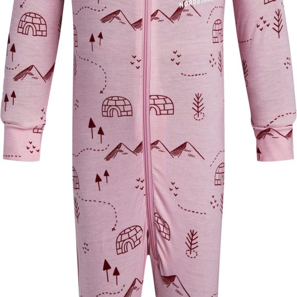Nordbjörn Moritz Underställsoverall Bamboo|Pink Iceberg