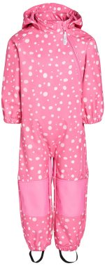 Nordbjörn Orrvik Softshell Babyoverall|Aurora Pink Dit Dots