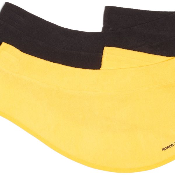 Nordbjörn Sarek Fleecekrage 2-Pack|Black/Banana