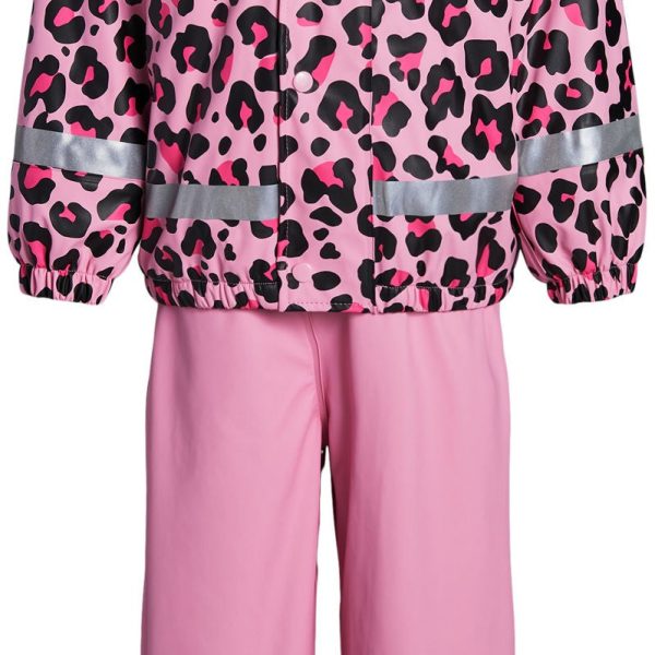 Nordbjörn Skagen Fodrat Regnställ|Leopardy Sea Pink