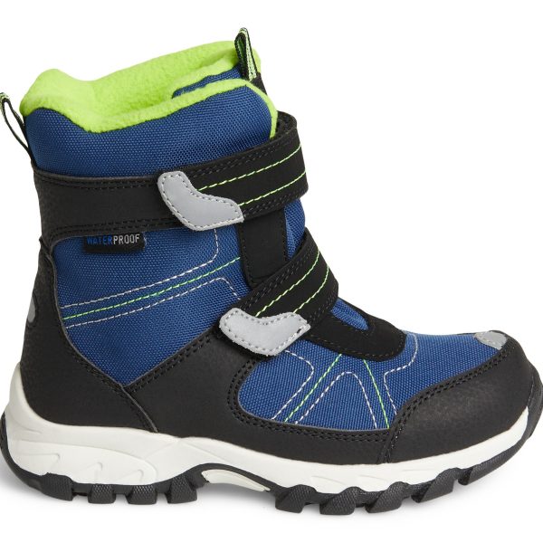 Nordbjörn Snowfall Vinterkängor|Black/Navy/Lime