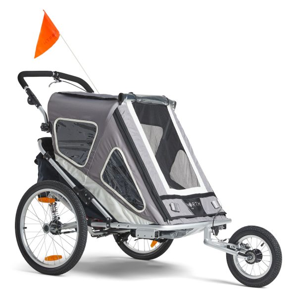 North 13.5 Speeder 2 Cykelvagn|Grey